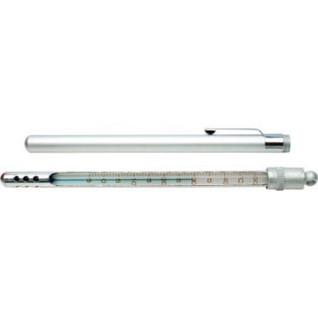 BEL-ART H-B Enviro-Safe Liquid-In-Glass Pocket Thermometer, -5 to 50C, Aluminum Duplex Case 605701900